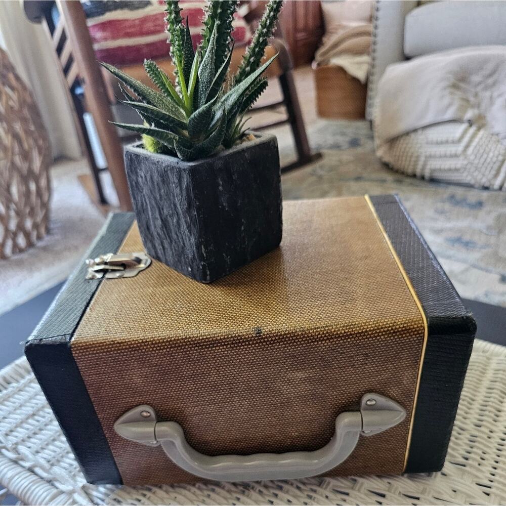 Vintage Zephyr Photo Slide Case with 3 Drawers 35 MM Decor Collectible EUC
